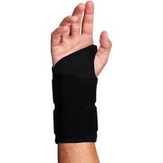 Ergodyne ProFlex 4015 Wrist Brace Support, Double Strap, S-Right, Black