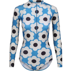 Regatta Orla Kiely Long Sleeve Swimsuit - Blue Sixties Daisy