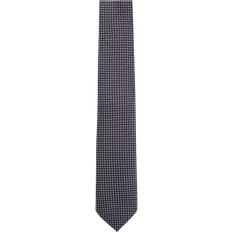 Hugo Boss Micro Pattern Silk Jacquard Tie - Dark Blue