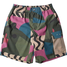 By Parra Distorted Camo Shorts - Pink