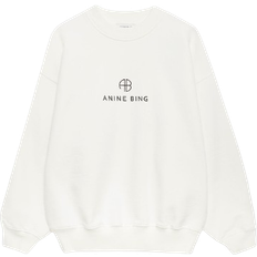 Anine Bing Jaci Sweatshirt Monogram - Ivory