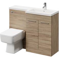 Napoli 390 combination bordalino oak vanity suite