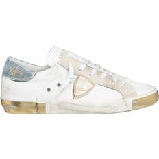 Philippe Model Sneakers, Female, White, Vintage Distressed Sneakers