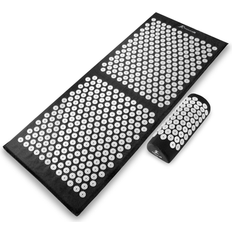 ProsourceFit Full Body Acupressure Mat and Pillow Set Black