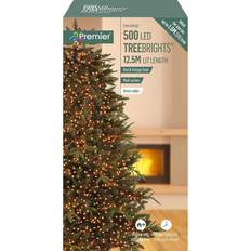 Gold Christmas Tree Lights Premier 500 LED 12.5m Christmas Tree Light