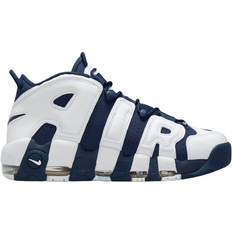 40 - Men Basketball Shoes Nike Air More Uptempo '96 M - White/Metallic Gold/University Red/Midnight Navy