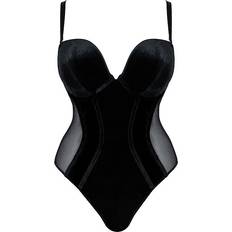 Polyester Bodysuits Curvy Kate Scantilly Icon Plunge Strapless Multiway Padded Body - Black