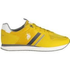 U.S. Polo Assn. Radiant Yellow Sports Sneakers with Contrasting Details EU42/US9