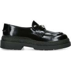 Versace Kids Leather Medusa Driving Loafers black