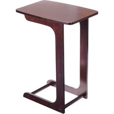 Brown Small Tables Greenhurst C Shaped Mahogany Small Table 30x44cm