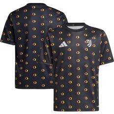 Junior Football Kits Adidas 2024-2025 Juventus Pre-Match Shirt Black