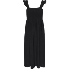 Pieces Luna Midi Dress - Black