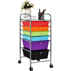 Costway Cart Tools Multicolor Small Table 34.3x43.2cm