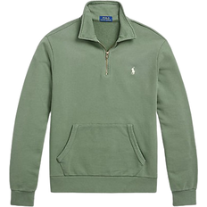 Ralph Lauren Loopback Fleece Quarter Zip Sweatshirt - Cargo Green