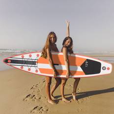 OutSunny 10Ft Inflatable Paddle Stand Up Board Orange Orange