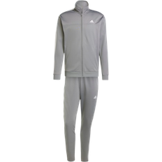 Men's track suits Adidas Men's Sportswear Small Logo Tricot Colorblock Track Suit - Grey Four/Grey Two