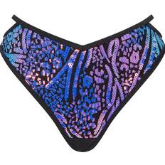 Sequins Swimwear Ann Summers Sultry Heat Sparkle High waisted Bikini Bottoms - Multicolour