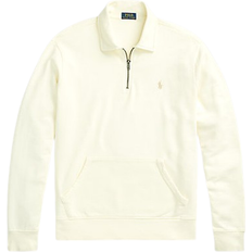 Ralph Lauren Loopback Fleece Quarter Zip Sweatshirt - Clubhouse Cream