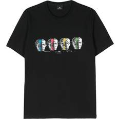 Paul Smith Opposite Skull Print T-shirt - Black