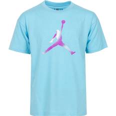 Nike Big Kid's Jordan Lemonade Stand Graphic T-shirt - Aquarius Blue (45D166-BJB)