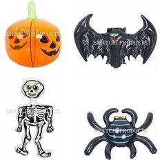 Shatchi Inflatable halloween decoration spider skeleton fancy dress party accessories