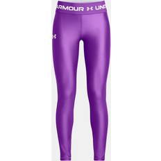 Girls - L Base Layer Under Armour Heatgear Leggings Purple Boy