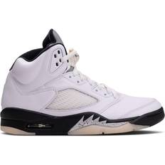 Air Jordan 5 Retro M - White/Black/Sail/Metallic Silver