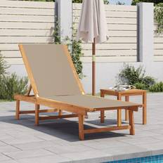 Garden & Outdoor Furniture vidaXL Sun Lounger with