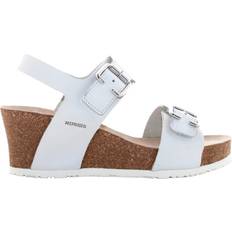 Mephisto Wedges, Female, White, White Lissandra Sandals