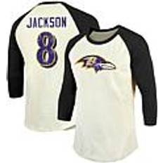 Majestic Threads Officially Licensed NFL Baltimore Ravens Men's Lamar Jackson Top