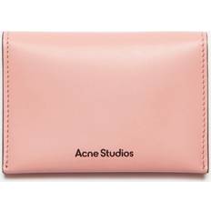 Acne Studios Kids Folded Leather Wallet in Pink 13.5cm Clothing