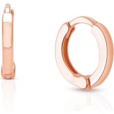 Tiny Blessings Children's 14K Gold Modern 9mm Girls' Huggie Hoop Earrings 14k rose gold