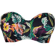 Best Bikini Tops Curvy Kate Cuba Libre Bandeau Strapless Multiway Bikini Top - Print Mix Multicolour