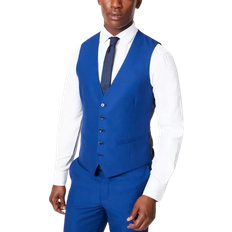 Burton Slim Fit Suit Waistcoat - Bright Blue