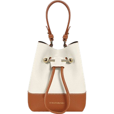 Strathberry Lana Osette Bucket Bag - Vanilla/Tan