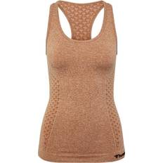 Hummel Ci Seamless Top - Mocha Bisque Melange