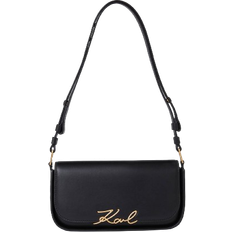 Karl Lagerfeld Crossbody Bags Karl Lagerfeld K Signature Two Way Crossbody Bag - Black/Vibration Gold