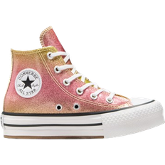 Converse Little Kid's Chuck Taylor All Star EVA Lift Platform Citrus Glitz High Top - Like Butter/Donut Glaze/White