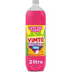 Vimto Discovery Mango & Dragon Fruit No Added Sugar Fizzy Drink, 2L