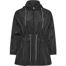 Yours Lightweight Parka Jacket - Black