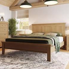 Fwstyle Solid Oak Bed Frame 5FT Low