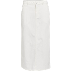 Object Collectors Item Denim Maxi Skirt - Cloud Dancer