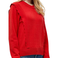 Peppercorn Women's Ruffle Jumper - True Red