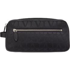 Silver Cosmetic Bags Valentino Garavani Iconographe Washbag - Black