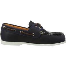 Laced Boat Shoes Timberland Cedar Bay 2 Eye Boat - Navy Blue/Whole Grain