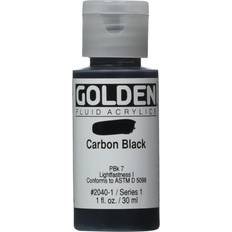 Golden Fluid Acrylics Carbon Black 30ml