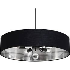 AFX Celine Black/Silver Pendant Lamp 76.2cm