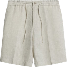 J.Lindeberg Baron Linen Shorts - Safari Beige