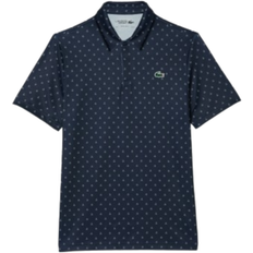 Lacoste Men's Anti UV Printed Golf Polo - Navy Blue/White