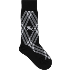 Burberry Socks Burberry Women's Fit Check Socks - Black/White